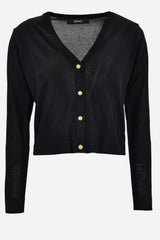 Knit Sweater In Medusa Embroidery Viscose Blend