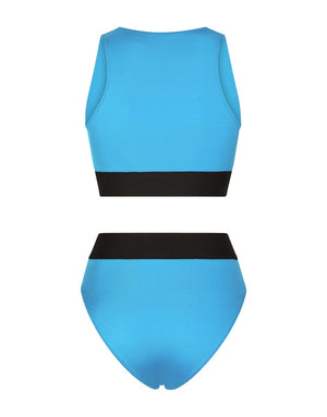 HALTERNECK BIKINI WITH BRANDED ELASTIC
