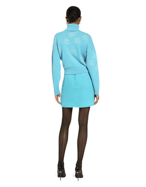RASCHEL TWEED MINISKIRT: