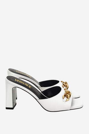 Icon Chain Mule  In Calf Leather