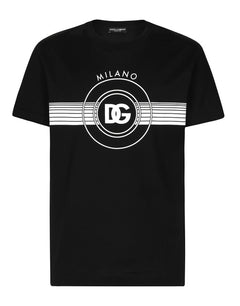 SHORT-SLEEVE COTTON T-SHIRT WITH DG PRINT