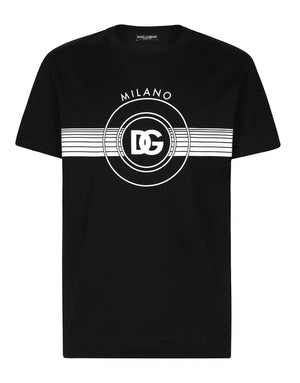 SHORT-SLEEVE COTTON T-SHIRT WITH DG PRINT