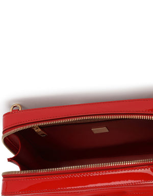 MEDIUM PATENT LEATHER DG LOGO BAG CAMERA BAG