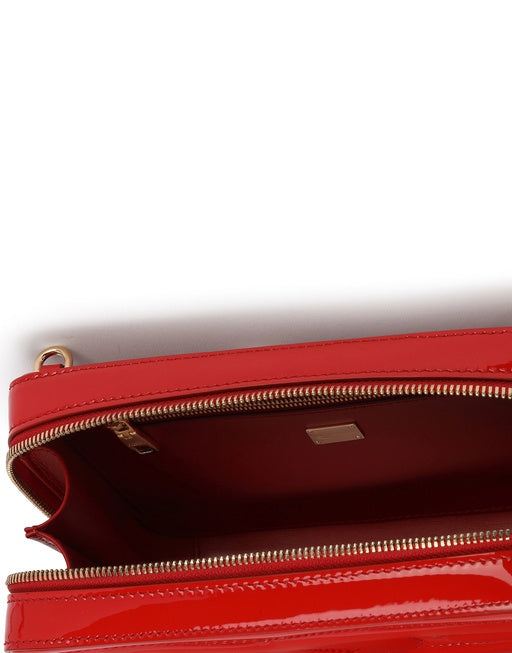 MEDIUM PATENT LEATHER DG LOGO BAG CAMERA BAG