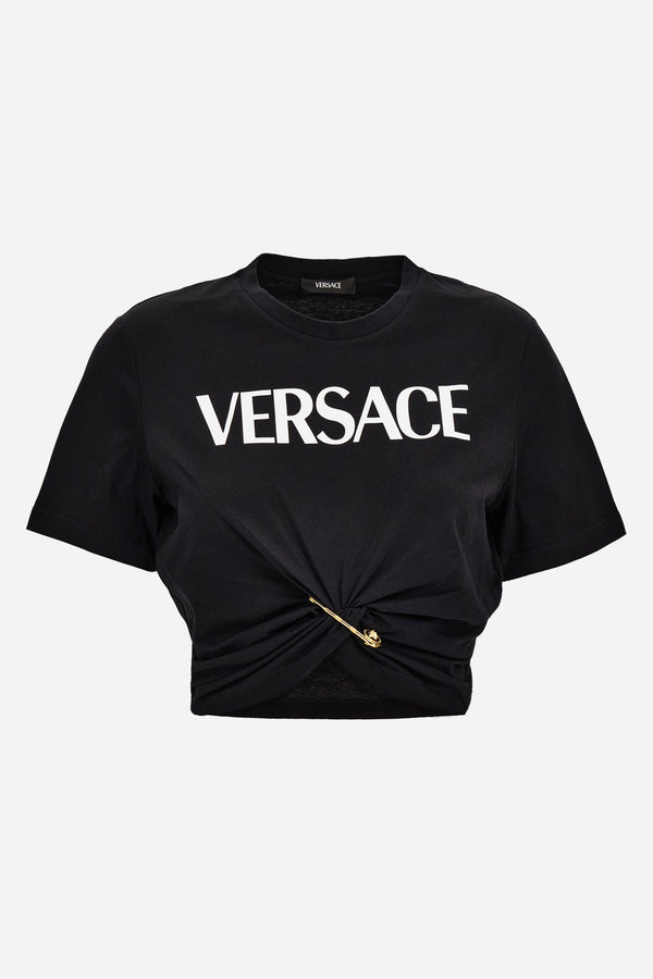 T-Shirt In Cotton Jersey Fabric Logo Print