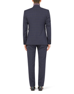 STRETCH GLEN PLAID WOOL SICILIA-FIT SUIT