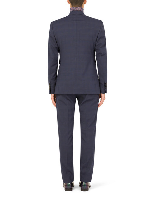 STRETCH GLEN PLAID WOOL SICILIA-FIT SUIT
