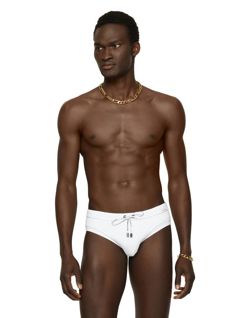 SWIM BRIEFS WITH HIGH-CUT LEG