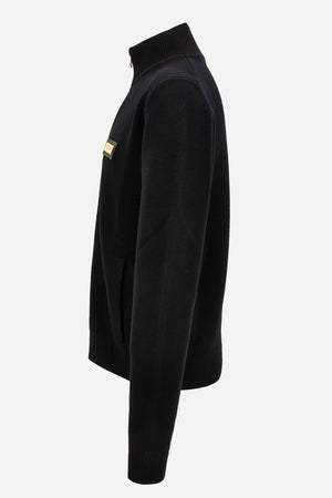 Knit Sweater In Interlock Wool