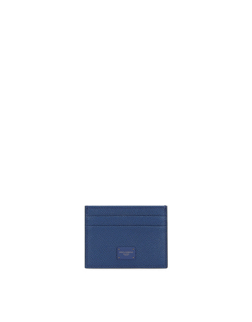 DAUPHINE CALFSKIN CARD HOLDER WITH BRANDED TAG