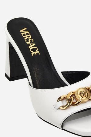 Icon Chain Mule  In Calf Leather