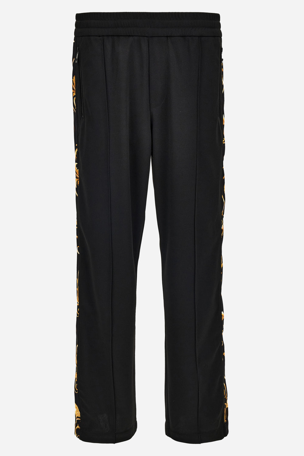 Sweatpant In Compact Techno Jersey Fabrics-Medusa Leafy Print