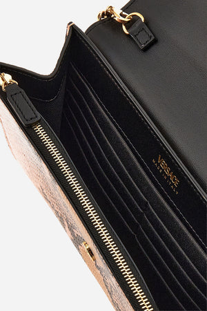 Virtus Wallet On Chain In Printed Python Calf Leather