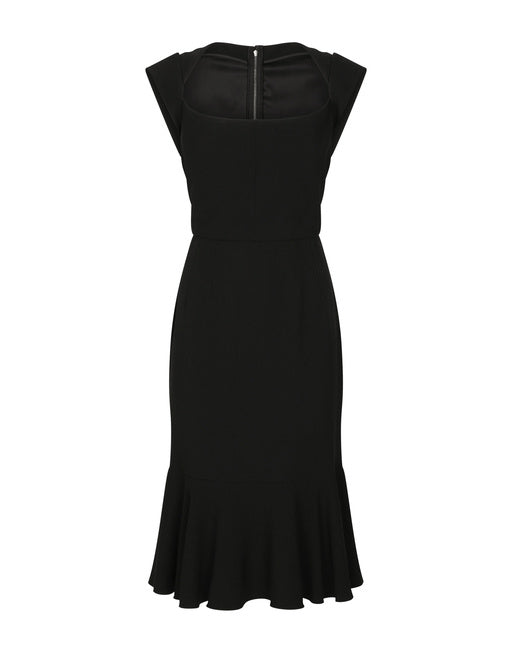 CADY FABRIC MINI DRESS