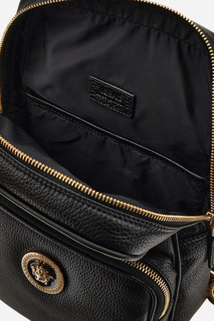 Icon Sling Backpack In Grainy Calf Leather