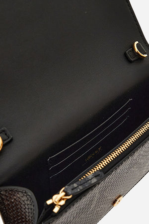 La Medusa Mini Bag In Printed Python Calf Leather