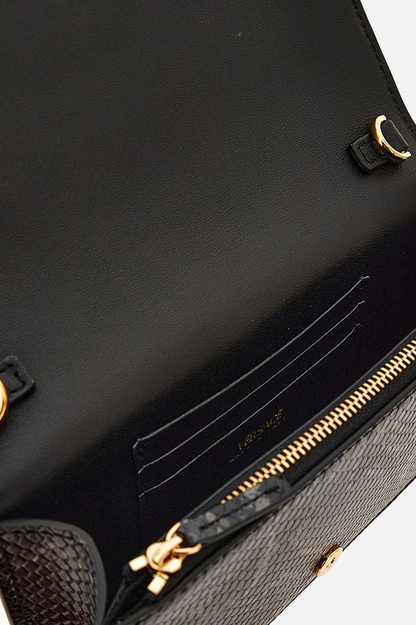 La Medusa Mini Bag In Printed Python Calf Leather