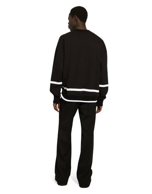 ROUND-NECK SWEATSHIRT WITH DG LOGO
