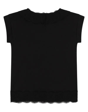 SHORT DRESS IN INTERLOCK WITH DG LOGO