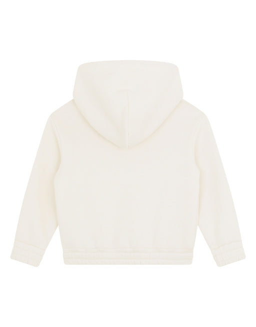JERSEY HOODIE WITH LOGO PLATE