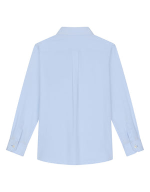 LONG-SLEEVED COTTON SHIRT WITH EMBROIDERY