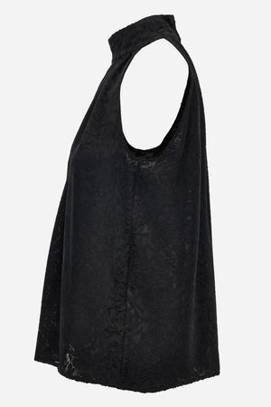 Blouse In Silk Mix Satin Baroque Devore