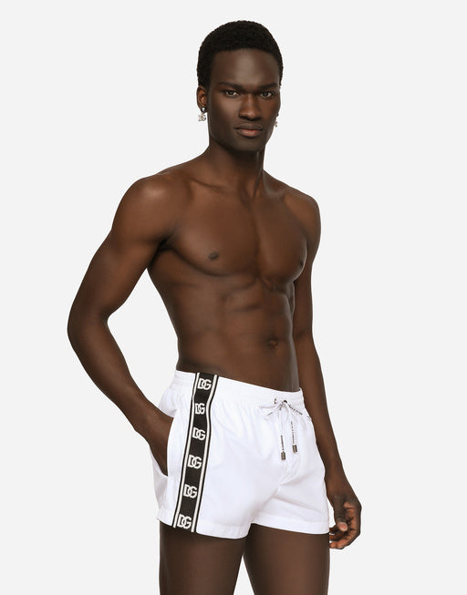 SHORT SWIM TRUNKS WITH DG LOGO BAND