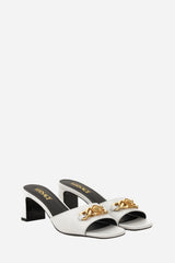 Icon Chain Mule  In Calf Leather