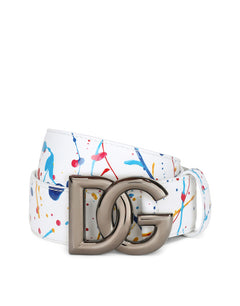 BELT WITH DG LOGO BUCKLE