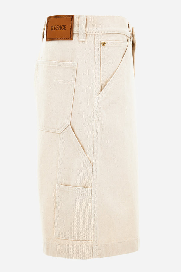 Short Denim In Denim Ecru' Stop Rinsed