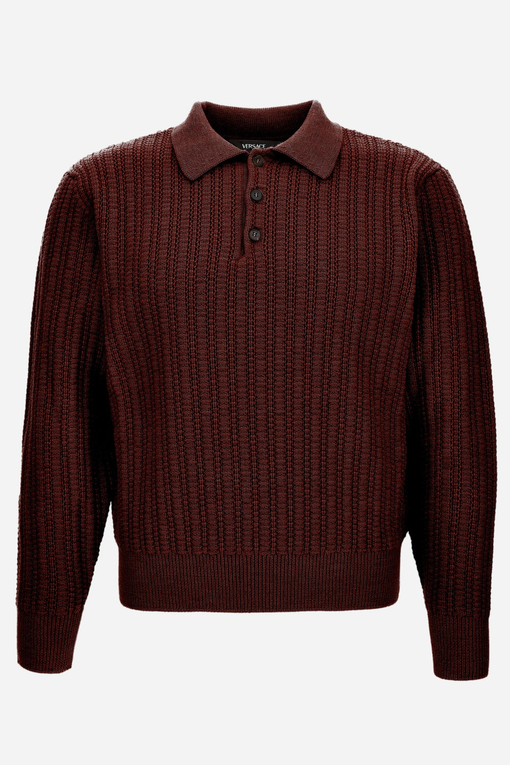 Knit Sweater In Cardigan Stitch