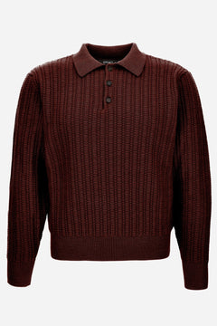 Knit Sweater In Cardigan Stitch