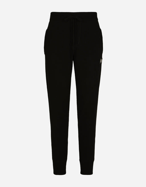 JOGGING PANTS IN WOOL AND CASHMERE KNIT