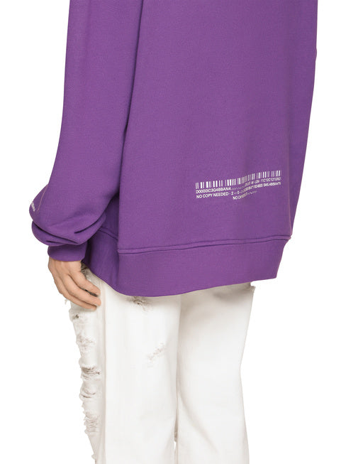 JERSEY HOODIE WITH DGVIB3 PRINT