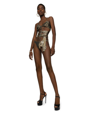 BIKINI WITH WRAPAROUND LACE TIES