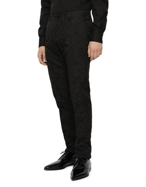 FLORAL JACQUARD MARTINI-FIT SUIT
