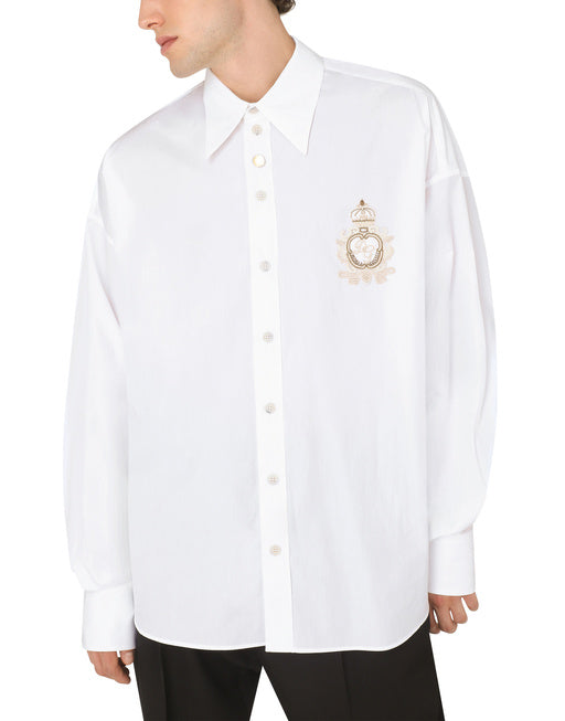 COTTON SHIRT WITH DG PATCH