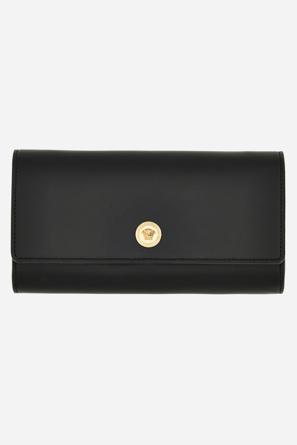 Smooth Icon Wallet On Chain In Calf Leather