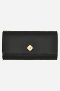 Smooth Icon Wallet On Chain In Calf Leather