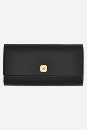 Smooth Icon Wallet On Chain In Calf Leather