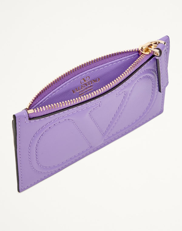 PORTACARTE CON ZIP VLOGO WALK IN NAPPA