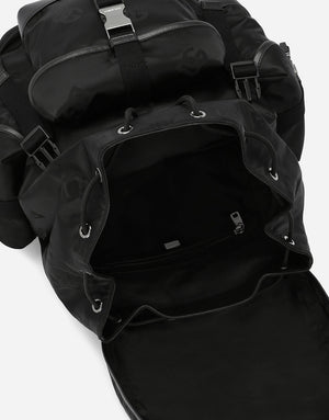 NYLON BACKPACK WITH LOGO