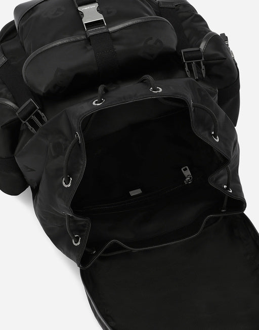 NYLON BACKPACK WITH LOGO