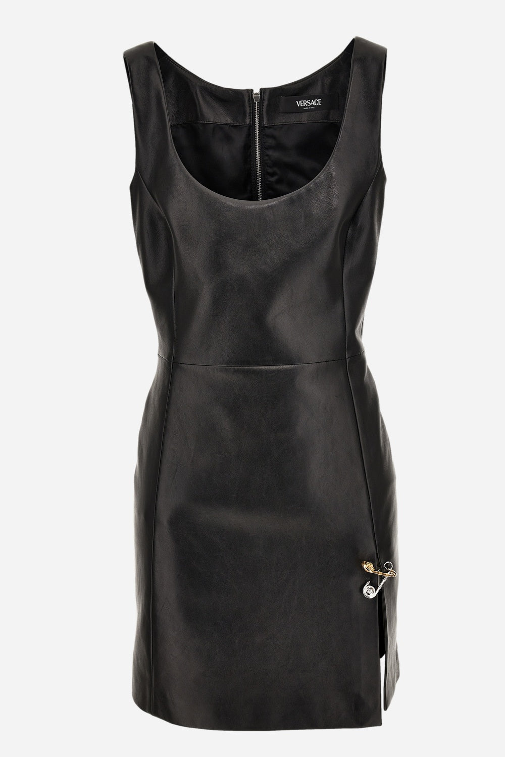 Dress Leather In Lamb Leather  With Safety Pin