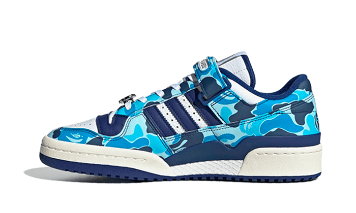 Adidas Forum 84 Low Bape 30th Anniversary Blue Camo