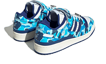 Adidas Forum 84 Low Bape 30th Anniversary Blue Camo