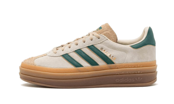 Adidas Gazelle Bold Magic Beige Collegiate Green