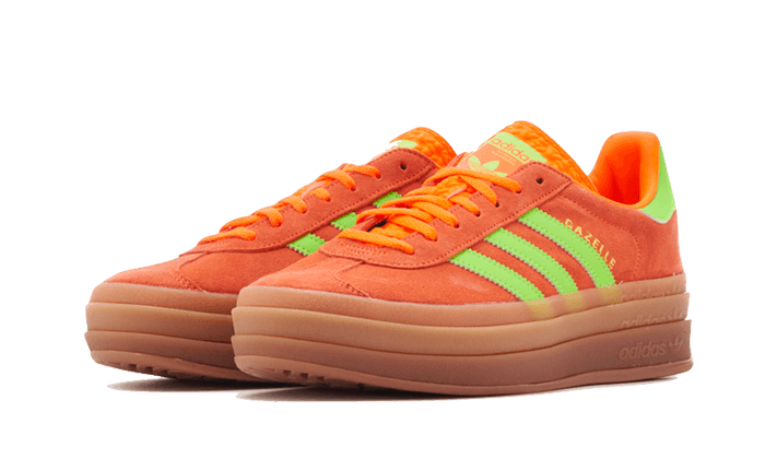 Adidas Gazelle Bold Solar Orange Solar Green 