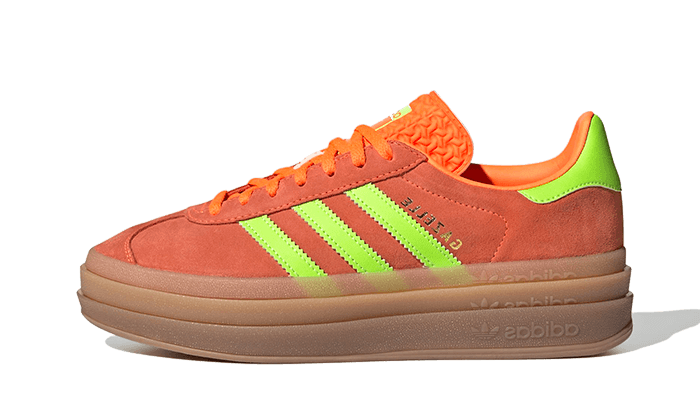 Adidas Gazelle Bold Solar Orange Solar Green 