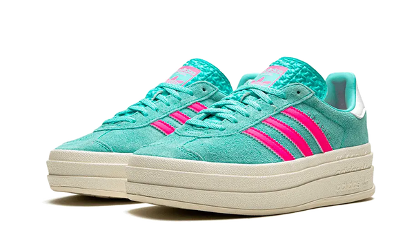 Adidas Gazelle Bold Flash Aqua Lucid Pink